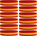 ONUPGO Sweatband Headbands for Men & Women -12PCS Sports Headbands Moisture Wicking Athletic Cotton Terry Cloth Headband for Tennis,Basketball,Football,Gym,Working Out