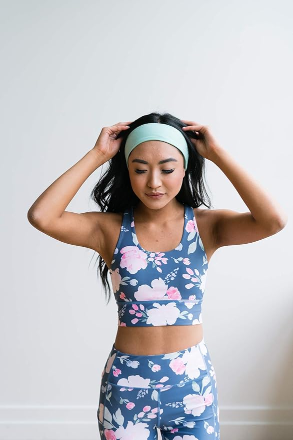Maven Thread 4" Wide Workout Headbands for Women (2 Pack) – Non-Slip Sweatbands for Gym, Running & Yoga