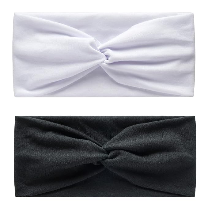 Elastic Knotted Headbands for Women Criss Cross Head Bands for Women's Hair Non Slip Boho Wrap Twisted Hair Accessories