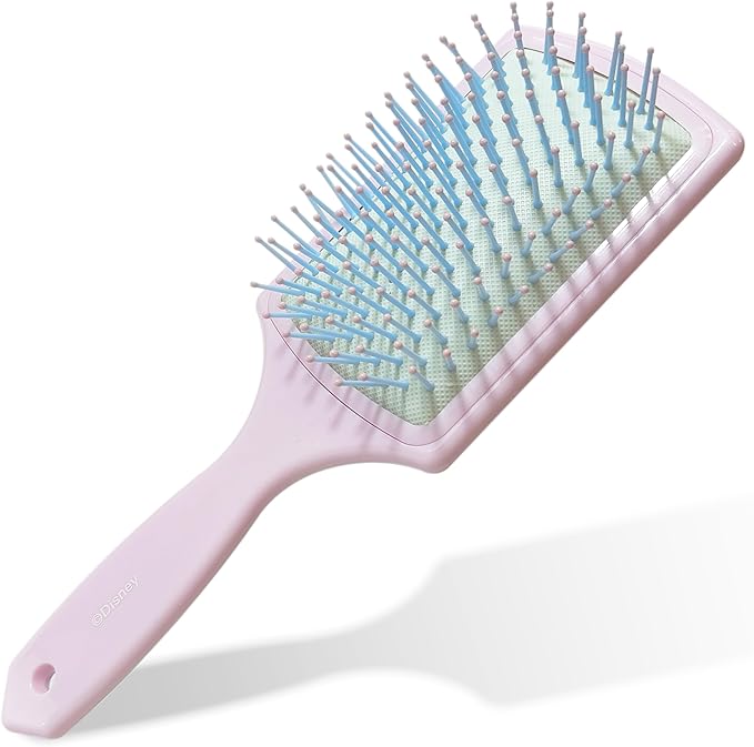 LUV HER Kids Hair Brush & Spa Headband Set for Girls - Features Disney Alice in Wonderland - Fun Grooming Kit for Detangling, Styling & Skincare - Soft & Stretchy One Size, Ages 3+