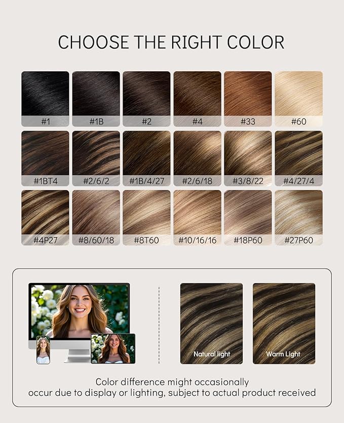 VINBAO Invisi Edge Tape in Extensions Human Hair Balayage Darkest Brown to Medium Brown Ombre Injected Tape in Hair Extensions Invisible 45g 20pcs 16inch #2/6/2