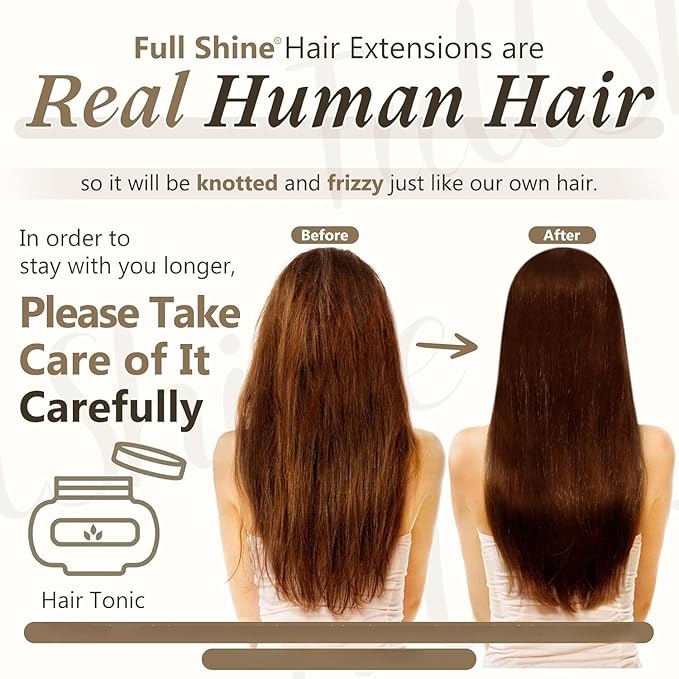 Full Shine Clip in Hair Extensions Human Hair Blonde Clip in Real Human Hair Extensions Honey Blonde Highlighted Platinum Blonde 120 G 16 Inch