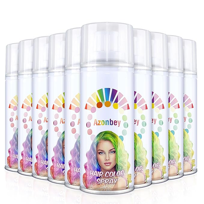 Halloween Hair Spray,Temporary Hair Color Spray for Women Kids Men,Washable Hairspray,Colored Hair Spray,Color Hairspray for Halloween,Party,Cosplay,Christmas Day (Gray)