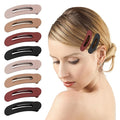Small Flat Hair Clips for Women Lay Down Clips for Thin Hair Accessories 8pack