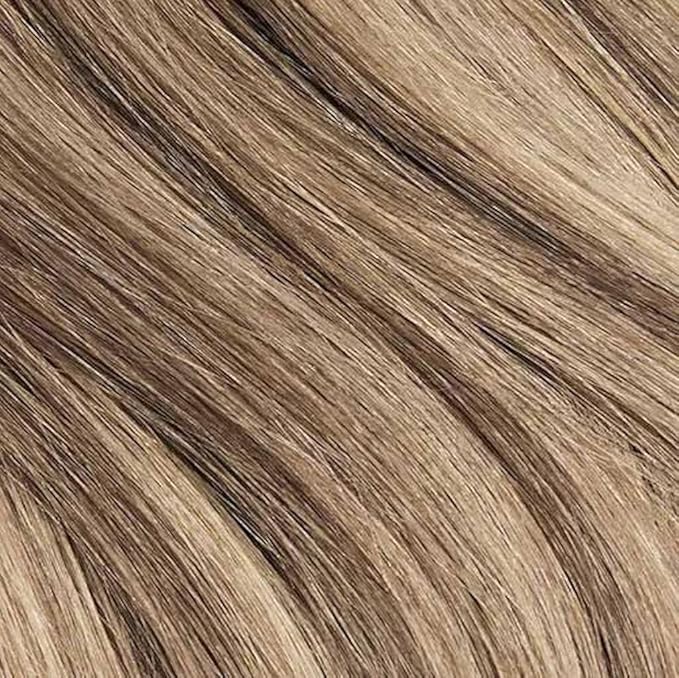 Luxy 100% Remy Human Hair – Halo Clip-In Hair Extensions –Natural Looking Volume & Length - One-Piece - Easy 5-Min Application 140 grams 16" Dimensional Natural Blonde