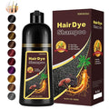 Instant Wine Red Hair Dye Shampoo for Gray Hair 3 in 1, Natural Red Hair Color Shampoo for Women Men Colors in Minutes, Salon Home Use Hair Dye 16.9 Fl Oz (Wine red)