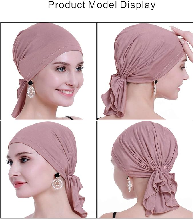 osvyo Chemo Headscarf for Women Hair Loss - Cancer Slip On Headwear Turbans Sealed Packaging