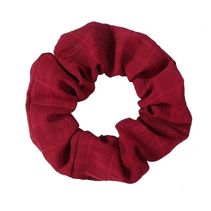 Chiffon Bandana Scrunchies for Women - 6PCS Hair Ties and Accessories