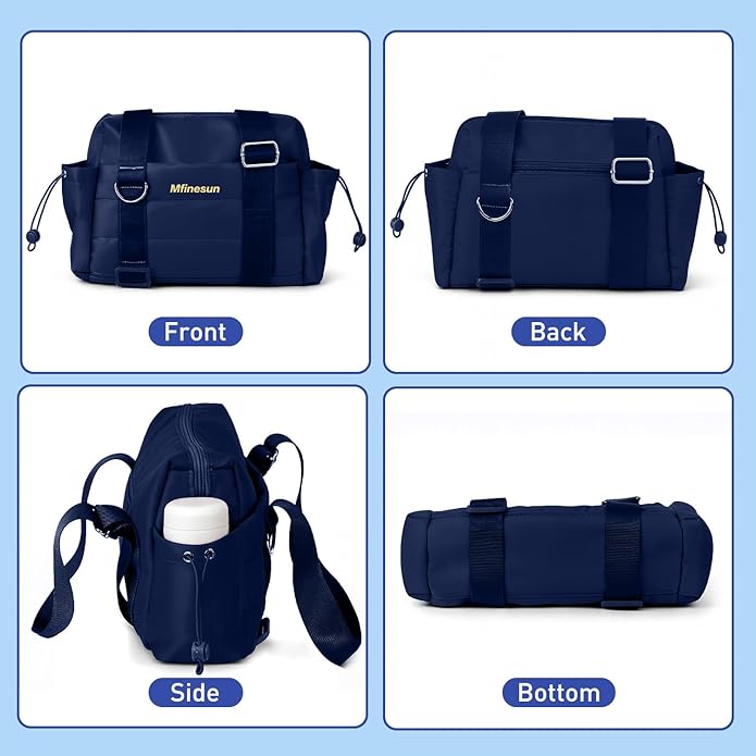 Crossbody Bags for Women, Trendy Everyday Purse Shoulder Bag, Mini Gym Bag with Wet Pocket and Coin Wallet