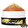 Edge Control for Black Women with Castor Oil & Biotin - Strong Hold Braiding Curly Hair Gel Edge Control Wax - Hair Styling Wax Non-Greasy, Non-Flaking, Supports Hair Growth, For All Hair Types 5.3 OZ