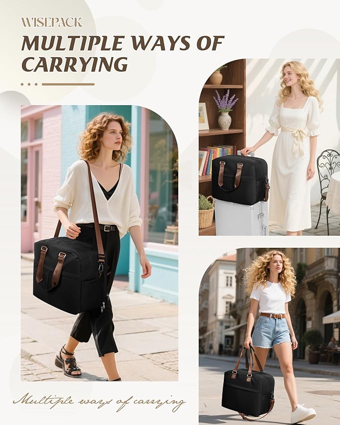 Gym Bag Womens,Travel Duffel Carry on Bag Sport Tote Bag Weekend Overnight Bag
