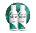 Adore Semi Permanent Hair Color (165 Clover) | Vegan & Cruelty-Free Green Hair Dye | No Ammonia, No Peroxide, No Alcohol | 4 Fl Oz Each (Pack of 2)