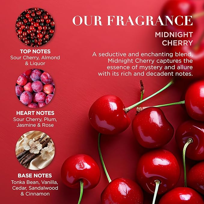 Baylis & Harding Midnight Cherry Luxury Pamper Gift Set - Vegan Friendly