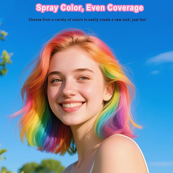 Gray Hair Spray, Temporary Hair Color Spray for Kids Women Men, Gray Hair Wax Dye, Temporary Hair Dye, Washable & Non-Sticky Hair Color Dye Pomades Natural Hair Dye for Party,Holloween,Cosplay(Gray)
