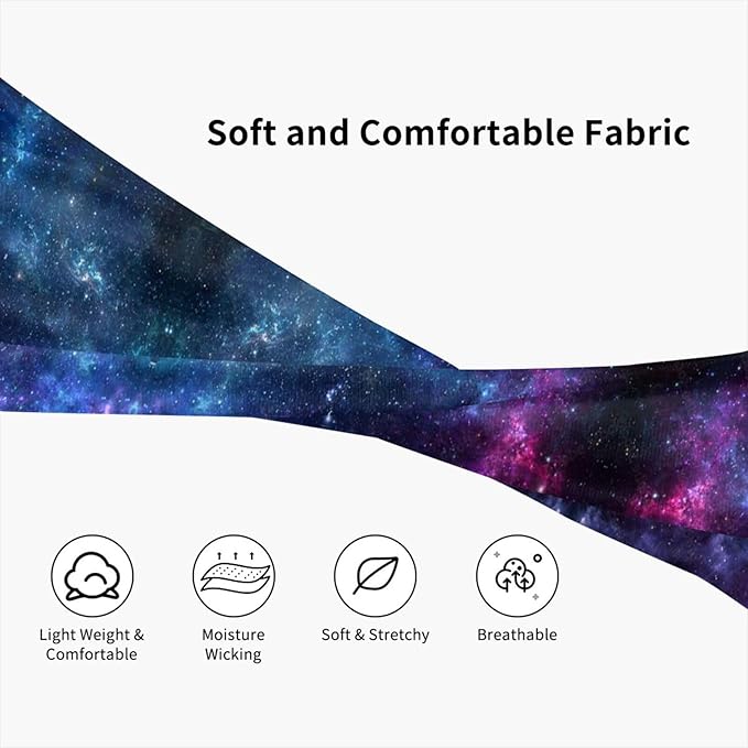 Sports Sweatband for Men and Women, Sweat-Absorbing Headbands for Moisture Wicking, Suitable for Fitness Running Cycling Hiking Yoga Football Exercise