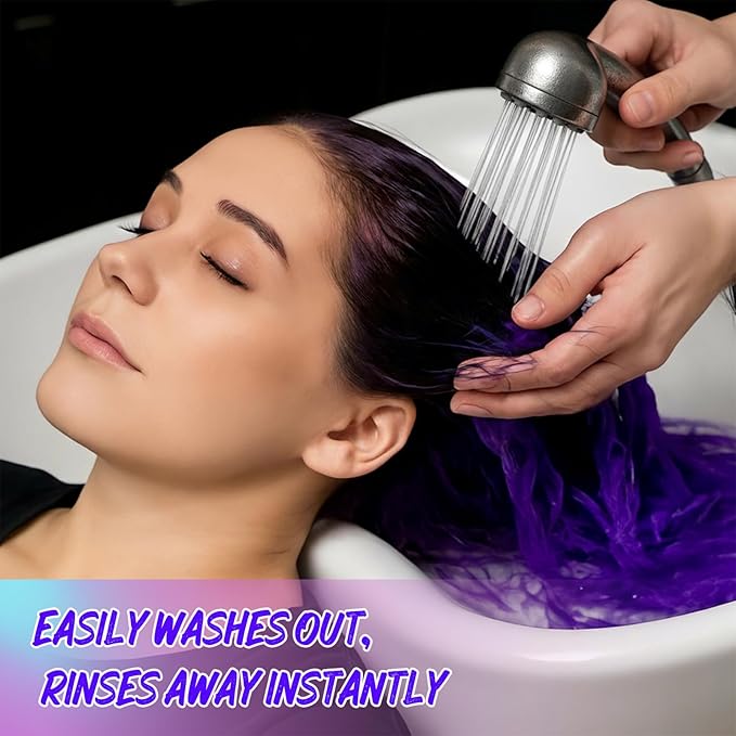 10Pcs Temporary Hair Color Wax for Christmas Party, Daily Party Cosplay Stocking Stuffers DIY Washable Hair Chalk Natural Instant Hair Color for Women Temporary Hair Dye for Kids Teens Women Men 40g