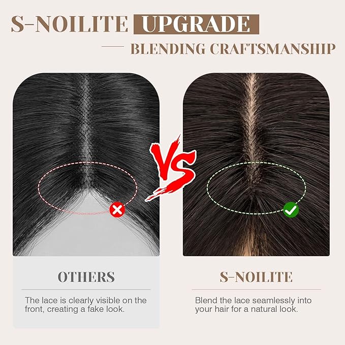 S-noilite Hair Toppers for Women Real Human Hair 3D 360° Cover Clip in 100% Real Human Hair Toppers 3″*4″ Clip in Silk Base 12 inch Natural Black