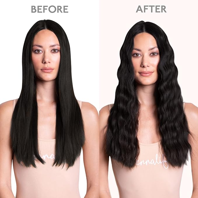 WENNALIFE Clip in Hair Extensions Real Human Hair, 150g 18inch 9pcs Natural Black Remy Hair Double Weft Extensiones De Cabello Humano Con Clip Ins