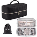 Hair Tools Travel Case - Black Dryer Bag, Large Case for Shark FlexStyle/SmoothStyle, Air Wrap Dryer & Curling Iron Organizer