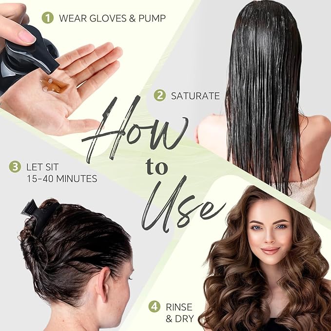 Brown Hair Dye Shampoo 3 in 1, 100% Gray Reducing, Instant Hair Color for Gray Hair Coverage, Natural Shampoo Hair Dye for Women Men Dark Coffee, Easy To Use & Lasts 3-4 Weeks & All Hair Types, 500 ml