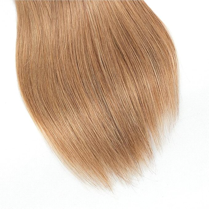 Blonde Bundles Human Hair Ombre Straight Bundle Niegmeag Brazilian Virgin Remy Hair 3 Bundles 24 26 28 Inch 2 Tone Black and Honey Blonde Straight Bundle Double Weft Hair Weave 300g