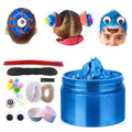 Blue Temporary Hair Color Wax Kit for teenagers,Crazy Hair Day Accessories, Gifts for Kids,Instant Hair Dye Color Wax for Party, Cosplay, Halloween, Christmas,Washable Crazy Hair Style