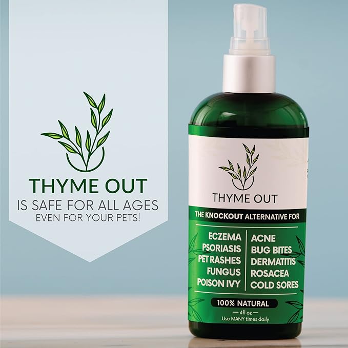 All Natural Eczema Treatment- Psoriasis Treatment - an All-in-One Solution for Acne, Dermatitis, Rosacea, Cold Sores, Bites, Poison Ivy - Anti-Itch Spray for Itchy Skin Relief 4oz