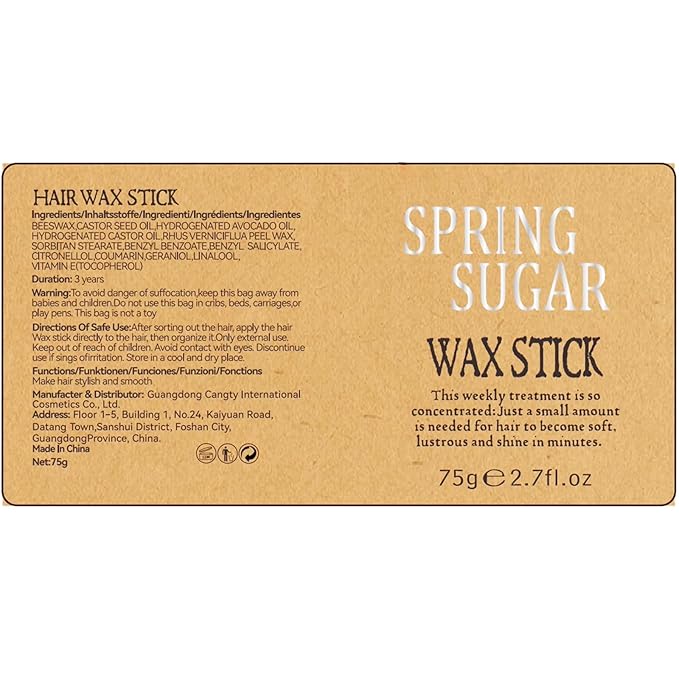 4 Packs Set Hair Wax Stick Slick Back Hair Edge Brush Pink Comb Wax Stick for Hair Flyaways, Styling Products Essentials Stuff for Women, Kids and Clean Girl