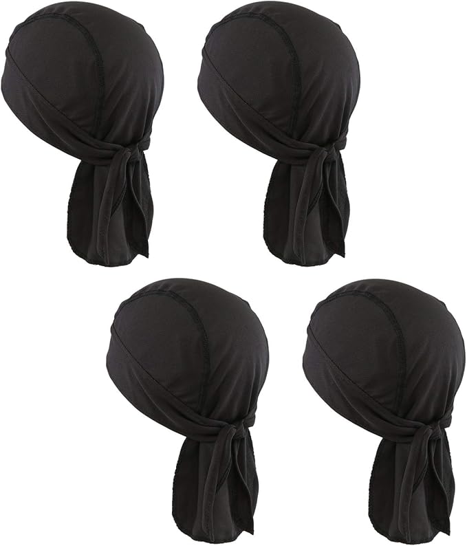 Cooling Helmet Liners - Do Rag Skull Caps for Men - Cooling Head Wraps, Hard Hat Liner - Motorcycle Pirate Bandana