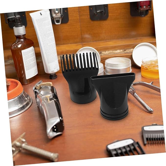 7pcs Hair Dryer Attachment Fit Plastic Nozzle Comb Diffuser Concentrator for Salon and Home Styling Styling Tools for Diverse Hairstyles