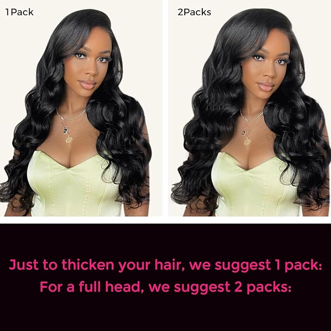 Lashey Clip in Hair Extensions 7pcs 120g Body Wave Remy Human Hair Extensions for Women 16 Inch Natural Black Hair Extensions with Lace Weft