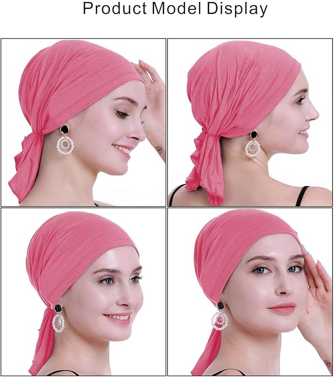 osvyo Chemo Headscarf for Women Hair Loss - Cancer Slip On Headwear Turbans Sealed Packaging
