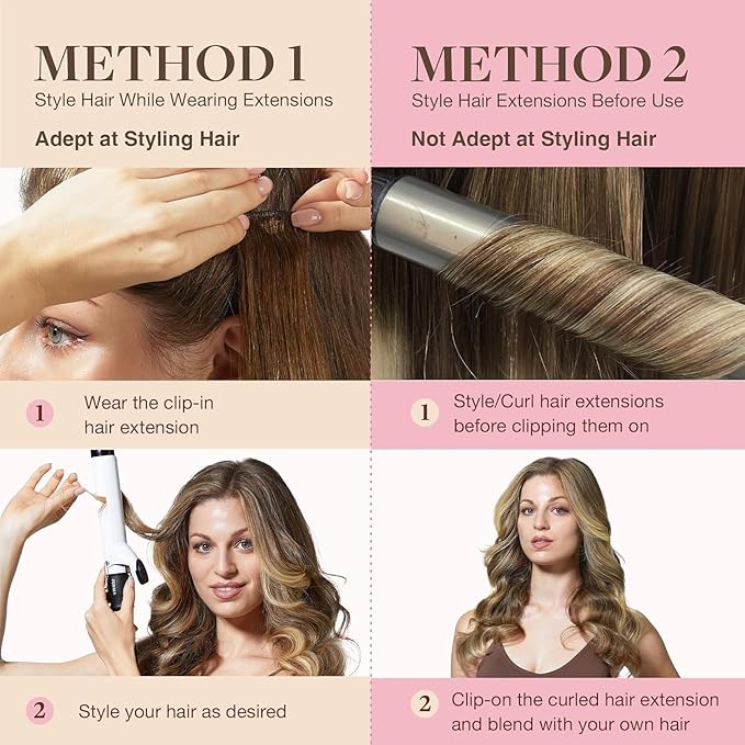 GOO GOO Clip in Hair Extensions Real Human Hair, Remy Human Hair Extensions Clip ins for Women, Natural Human Hair, 20inch 110g 7Pcs, 5A/90/16F Bahamian Balayage
