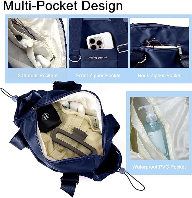 Crossbody Bags for Women, Trendy Everyday Purse Shoulder Bag, Mini Gym Bag with Wet Pocket and Coin Wallet