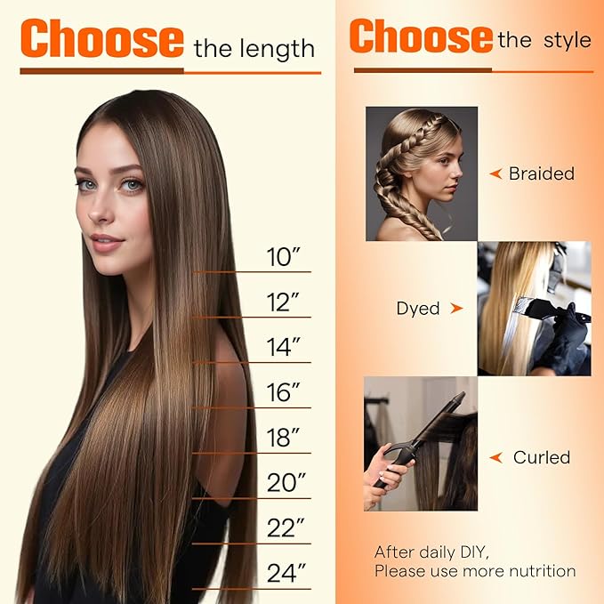 Full Shine Holed Tape in Hair Extensions Human Hair 24Inch Invisible Tape Extensions Seamless Color 3 Dark Brown to 8 Ash Brown and 22 Blonde 20PCS 50G Skin Weft for Wedding PU Weft