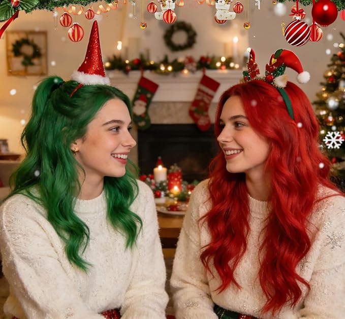 Green Temporary Hair Color Spray for Kids Women Men, One-Day Temporary Hair Dye Spray, Washable Hair Color Wax Hair Coloring Natural Non-Sticky For Christmas, Cosplay, DIY, Party (Green)
