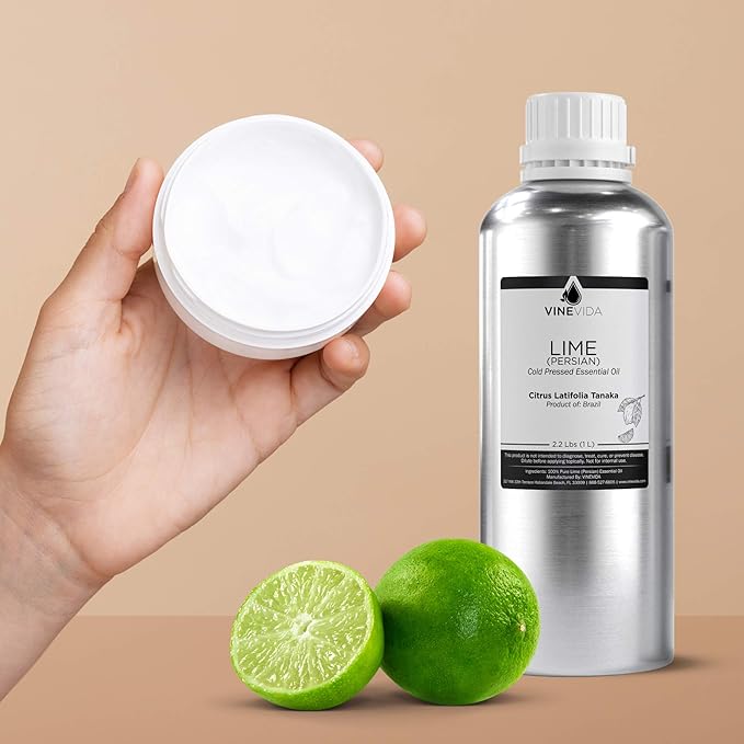 VINEVIDA Lime Essential Oil - 32 oz - DIY Candle Scents & Soap Making
