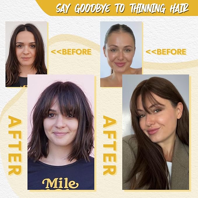 Hair Toppers for Women Real Human Hair Toppers for Women with Thinning Hairs Clip in Bangs 10 inch Swiss Base Hairpieces Loss Cover(Medium Brown to Creamy Iced Blone)#4T1016