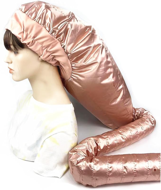 Upgraded Extra Large Hooded Hair Dryer Bonnet with Long Tube for Fast Drying - Fits All Head Sizes and Hair Styling