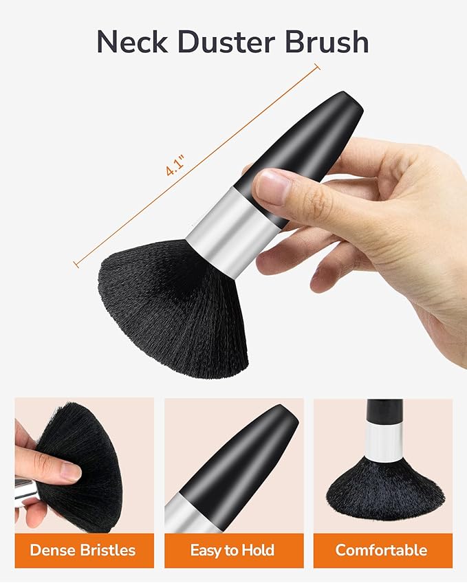 ULG Professional Hair Cutting Cape with Neck Duster Brush Waterproof Extra Large Size Salon Barber Cape Haircut Cape for Men