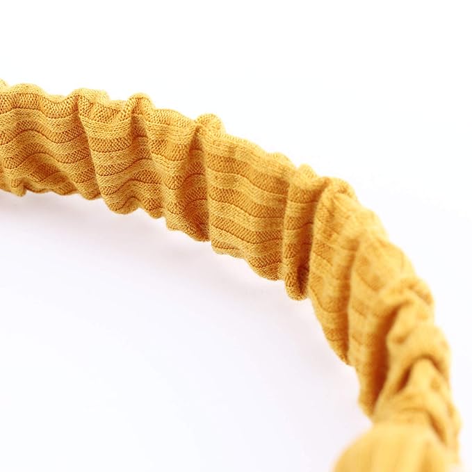 Elastic Knotted Headbands for Women Cloth Head Hair Bands for Women's Hair Non Slip Boho Wrap Twisted Hair Accessories