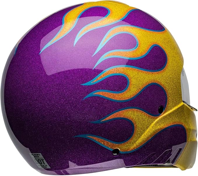 Bell Broozer Helmet (Gloss Ignite Purple/Yellow - Small)