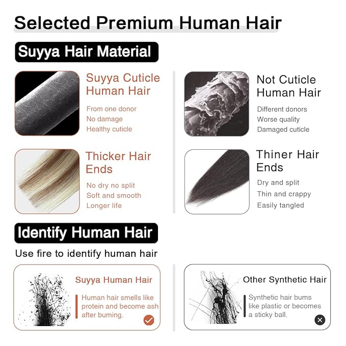 SUYYA Tape in Hair Extensions Human Hair Balayage Chocolate Brown to Bleach Blonde and Chestnut Brown 50g/pack 20pcs Straight Seamless Skin Weft Tape in Real Human Hair Extensions(18inch #P6/613/T4)