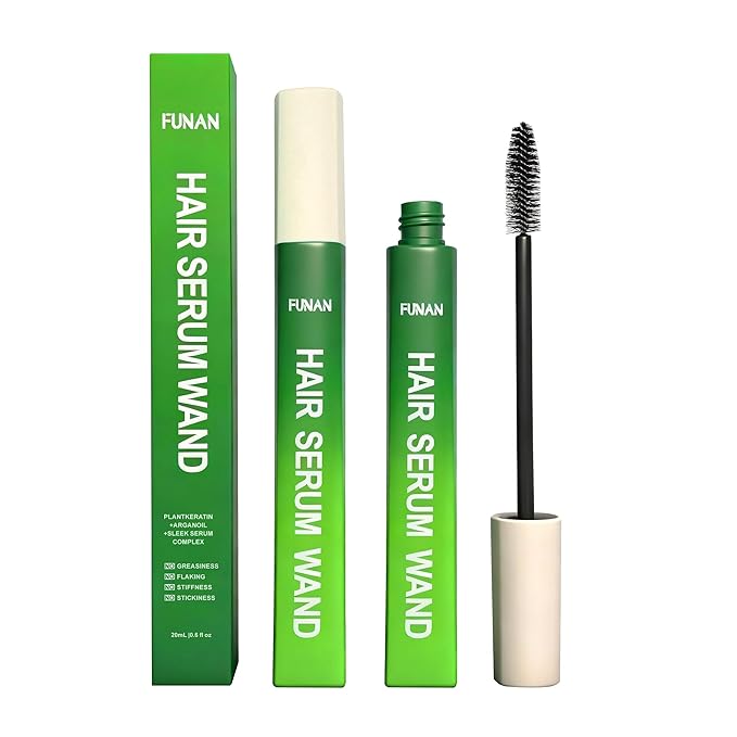 FUNAN Hair Serum Styling Wand for Flyaway Control, Frizz Smoothing, Edge Styling, Baby Hair Taming with Sleek Shine Finish, Lightweight Multi-Use Hair Stick - 20ml (pack of 2)