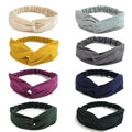 Elastic Knotted Headbands for Women Cloth Head Hair Bands for Women's Hair Non Slip Boho Wrap Twisted Hair Accessories