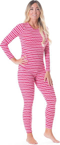 Rocky Thermal Underwear Women Long Johns Womens Thermals Top Bottom Set Fleece Lined Under Wear Clothes Base Layer Thermals