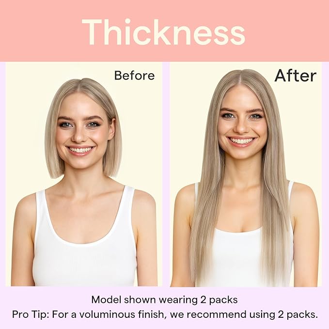 Full Shine Clip In Hair Extensions Real Human Hair, Blonde Clip In Extensions for Thin Hair 7Pcs 120G Real Human Hair Extensions Clip In, Silky Straight Hair 20 Inch