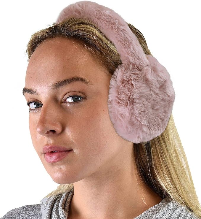 C.C Soft Winter Warm Adjustable Headband Ear Warmer Earmuffs