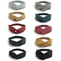 DRESHOW 10 Pack Boho Headbands for Women Girls Elastic Back Criss Cross Hair Band Twisted Head Wrap Solid Hair Accessories
