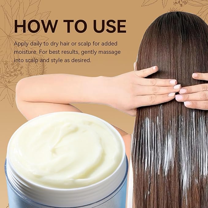 Keratin Hair Mask - Deep Repair, Nourishing & Moisturizing for Dry, Frizzy, Damaged & Chemically Treated Hair, 500ml/16.9fl oz